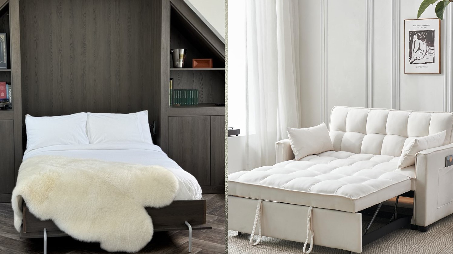 Pull down bed vs sofa bed: Which one is right for you?